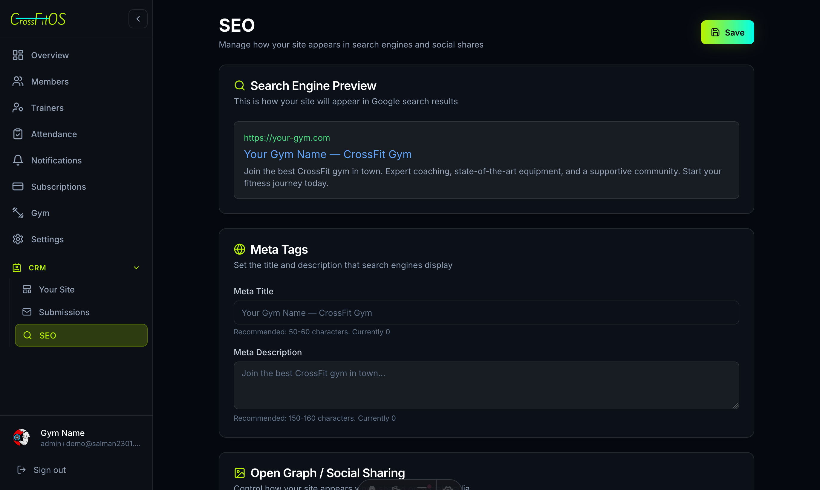CMS and SEO editor