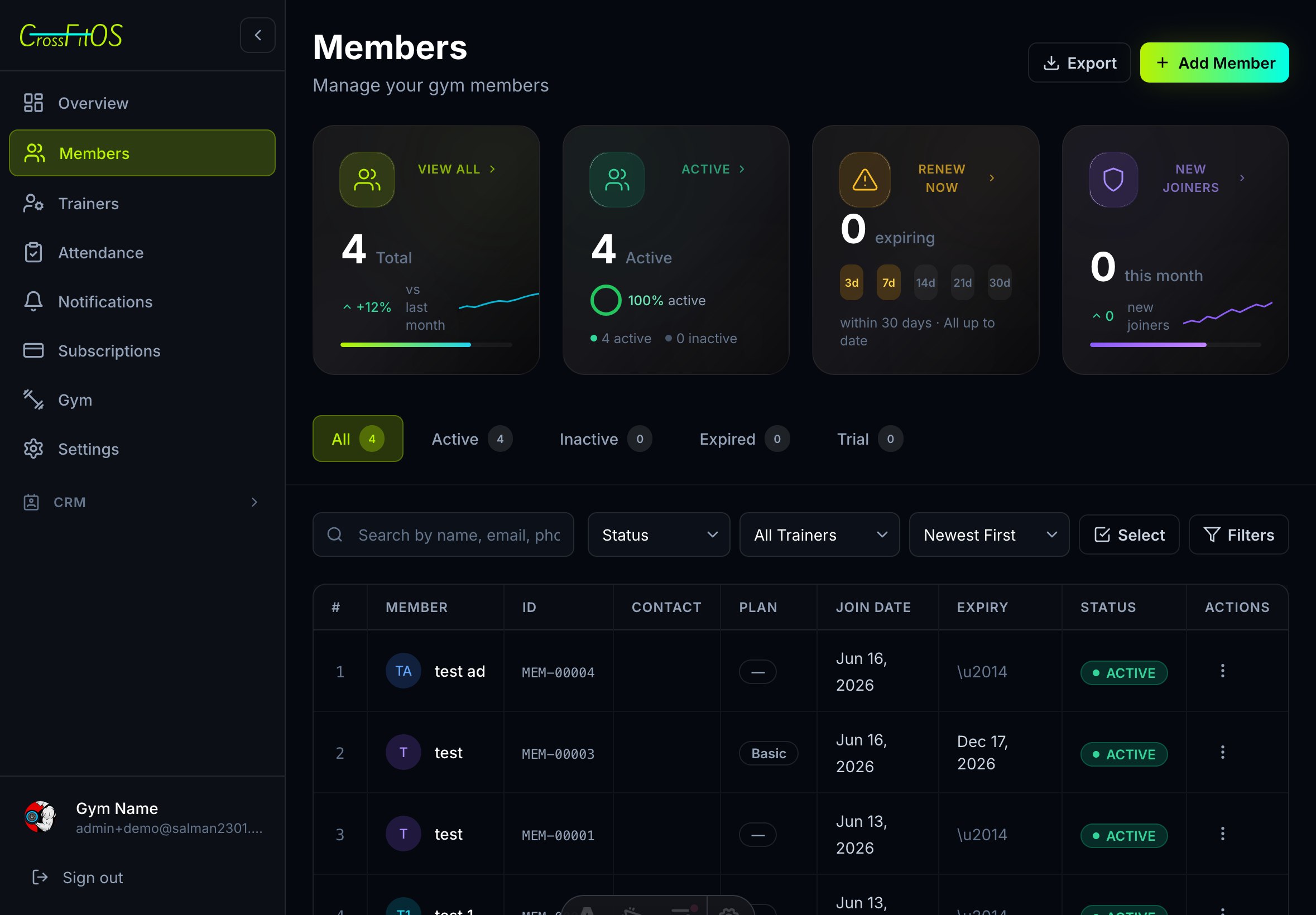 Member management