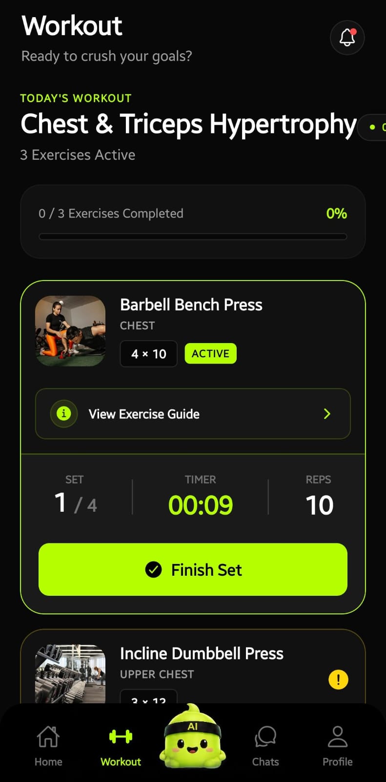 Health Stats Dashboard